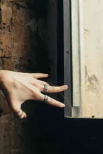 Кольцо Rough Jwlry Rock Oxyd темное