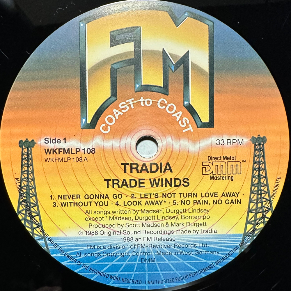 Tradia - Trade Winds (Англия 1988г.)