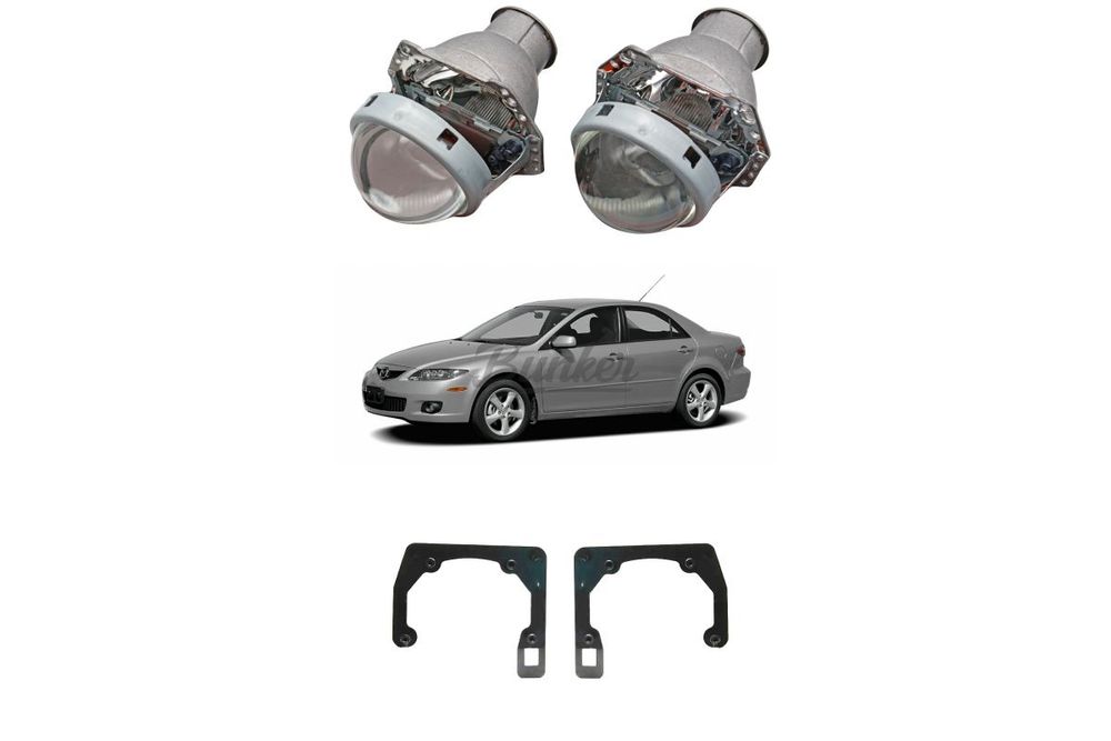 Готовый комплект для замены штатных линз Mazda 6 GG 2002-2008 Тип №3
