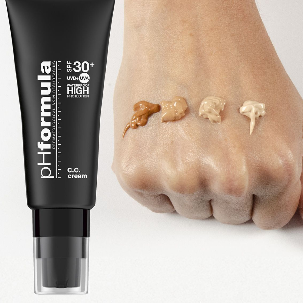 C.C. cream Waterproof SPF30+ Dark - Корректирующий крем влагоустойчивый SPF 30+ (темный тон)