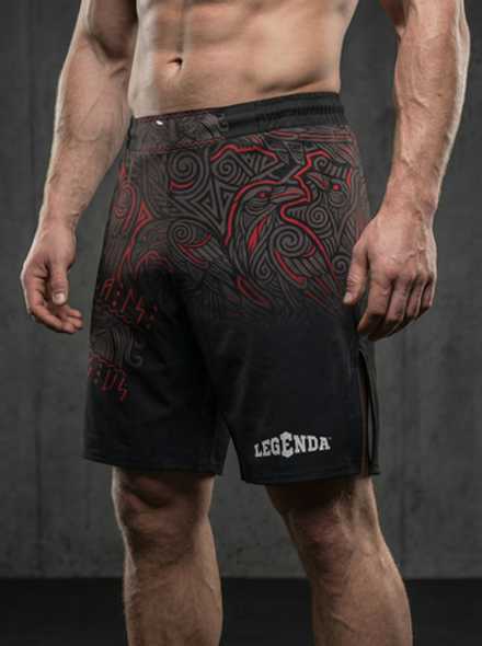 Шорты спортивные тренировочные черные LEGENDA Вальхалла