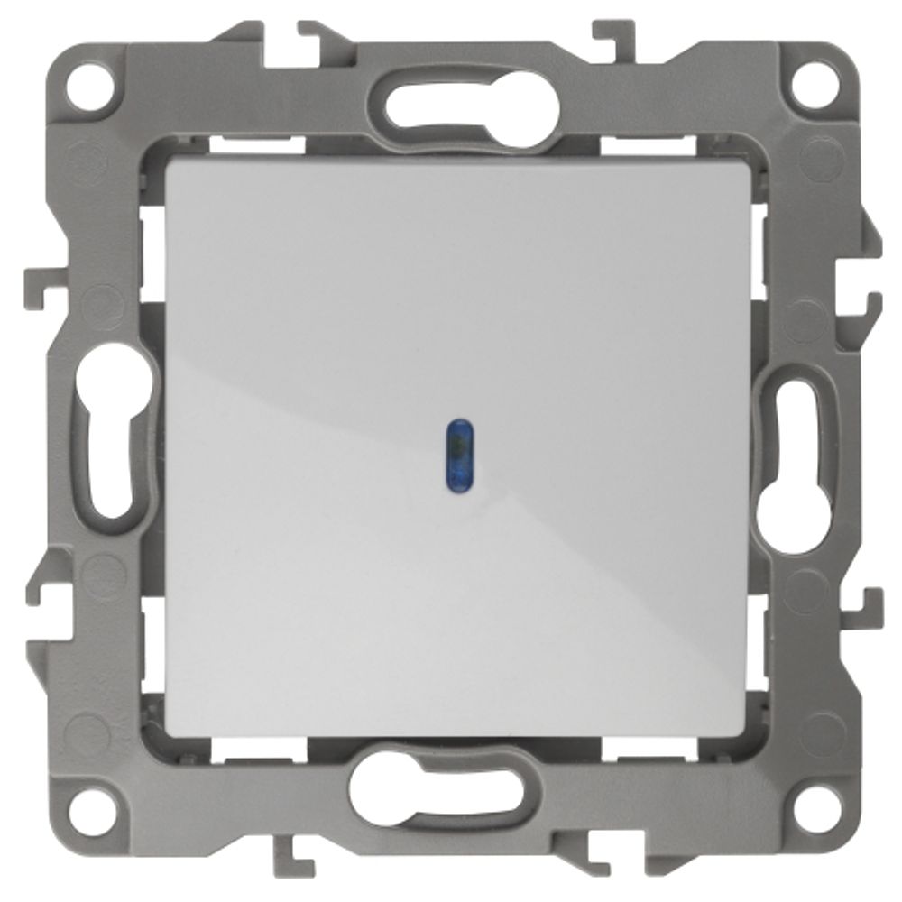 12-1102-01 ЭРА Выключатель с подсветкой, 10АХ-250В, IP20, Эра12, белый | Эра 12 Белый