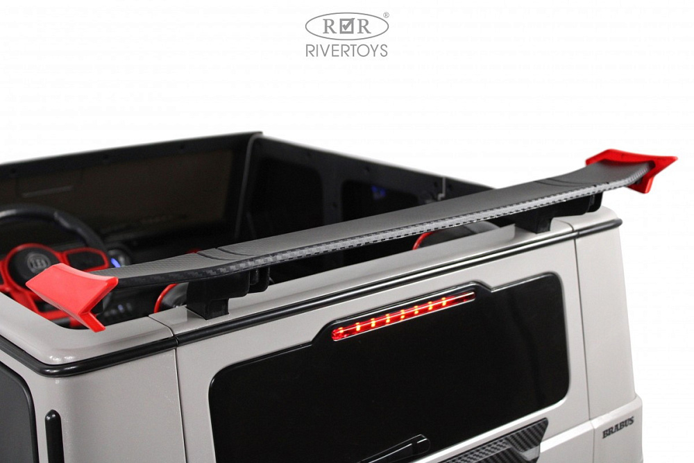 Детский электромобиль RiverToys Z888ZZ GREY/серый