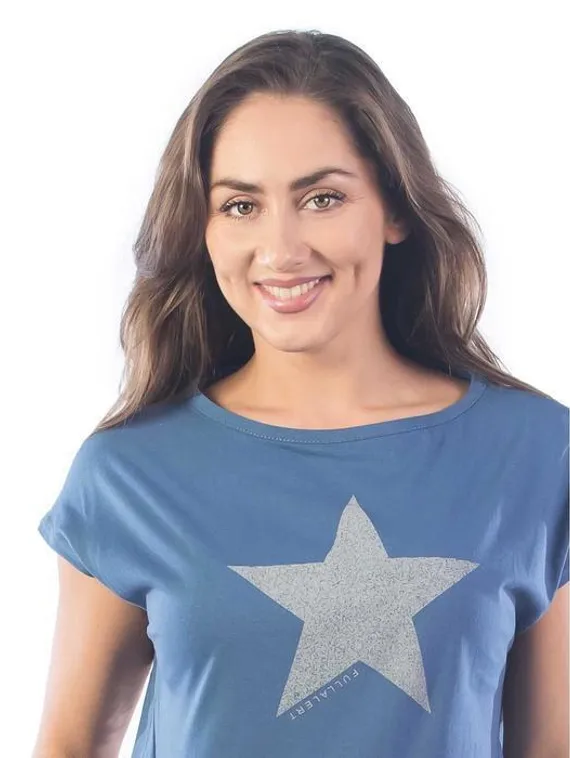 Платье рельефное, размер 44, цвет индиго