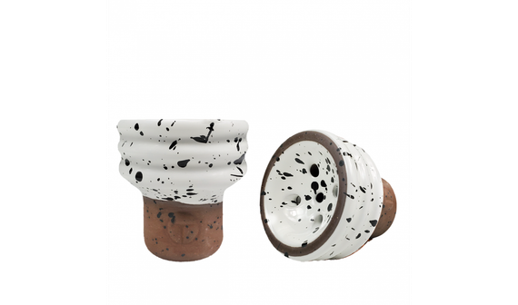 Чаша для кальяна Telamon Turkish Heat Transfer Glaze (White)