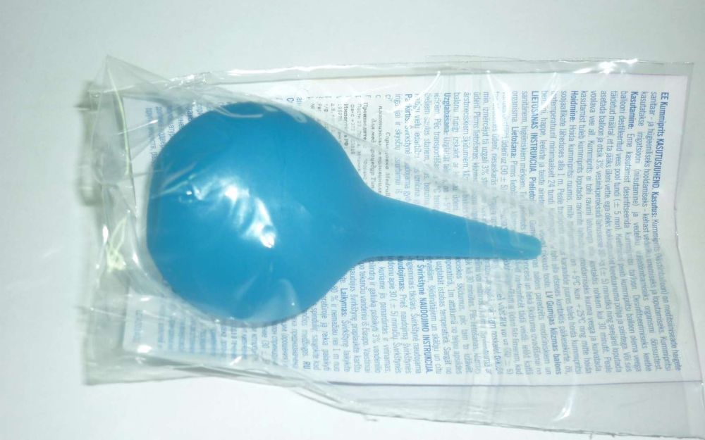 Спринцовка Альфапластик ПВХ м/н  №1, 30 мл