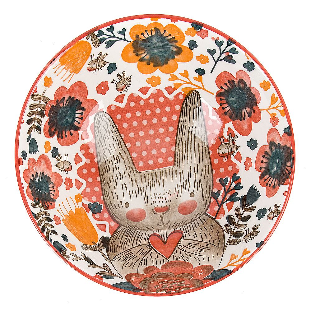 Салатник " . Bunny" d=16см. v=800мл. (min 10) (безиндивидуальной упаковки)