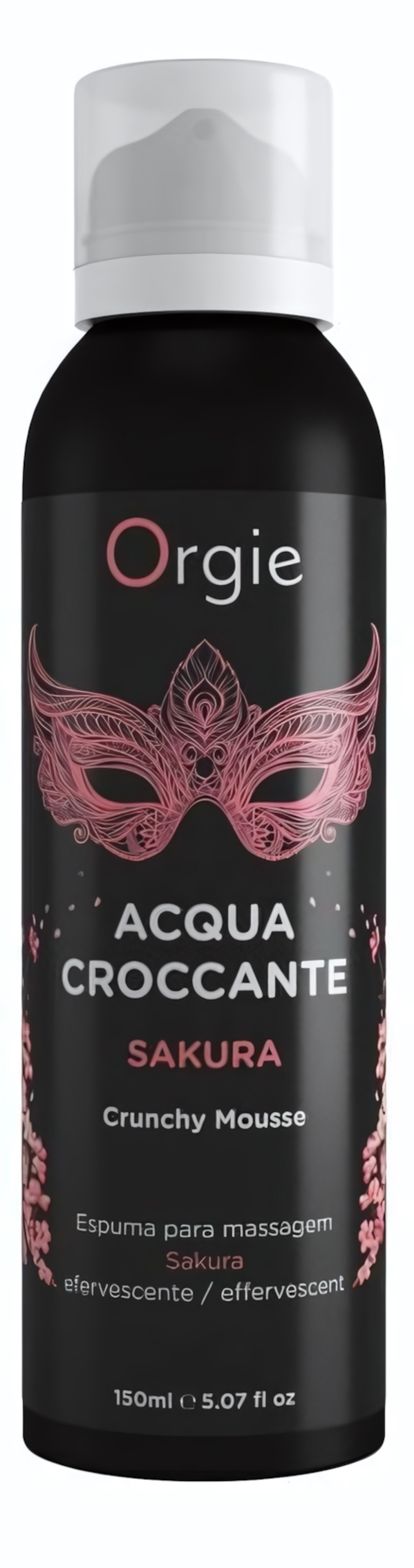 Хрустящая пенка для массажа Orgie Acqua Croccante Sakura с ароматом сакуры - 150 мл.