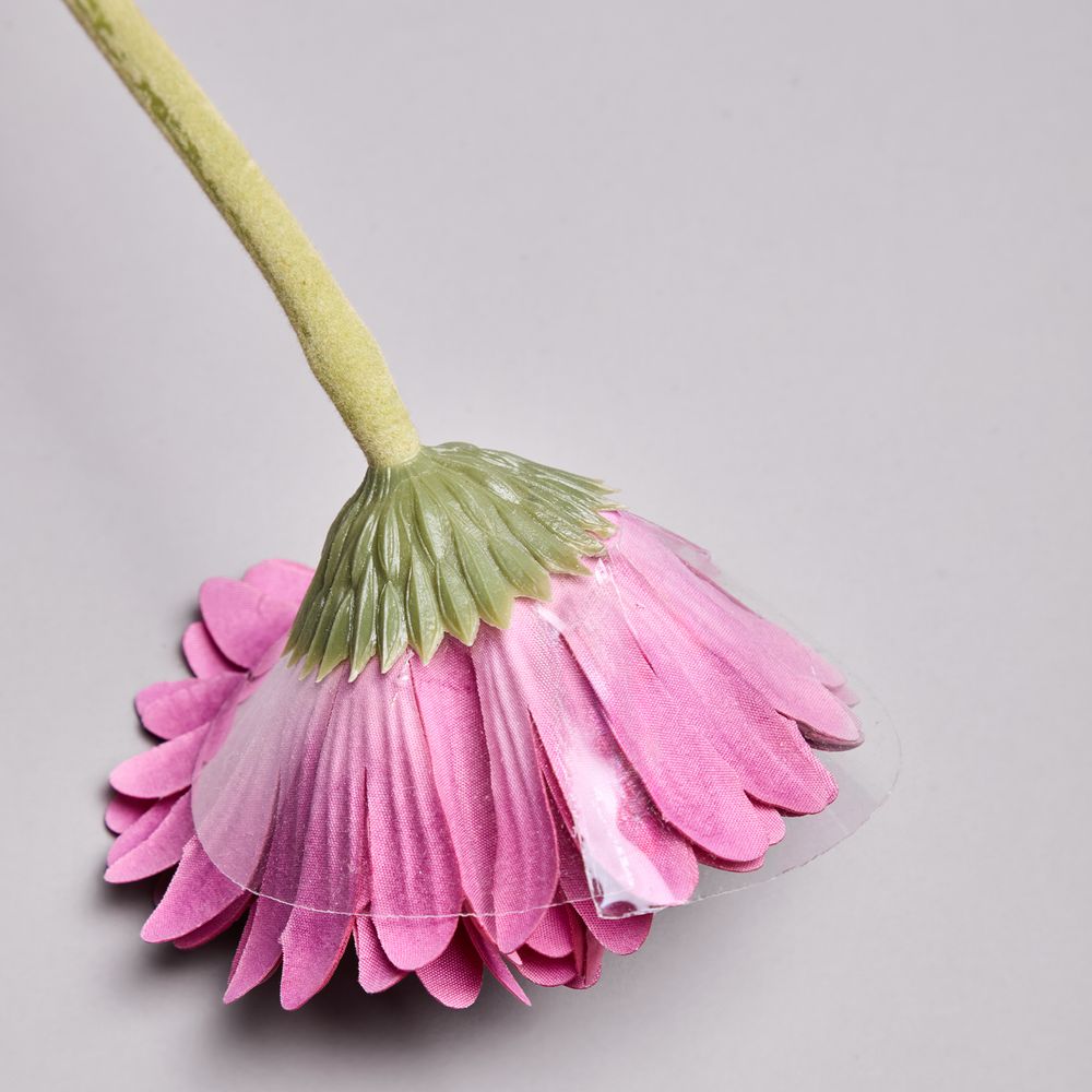 ЦВЕТОК ИСКУССТВЕННЫЙ "ГЕРБЕРА" ВЫСОТА=61СМ. (МАЛ=24 ШТ/КОР=96ШТ.)