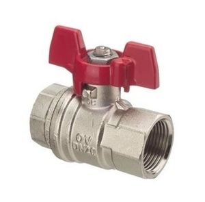 Краны шаровые Oventrop Optibal 10761 ВР/ВР с ручкой-«бабочкой»