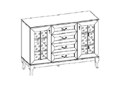 Комод Стефани - 4.2, орех