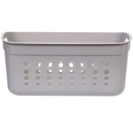 Корзина - органайзер универсальная для хранения с ручками «ТРЕВАЛЬ», цвет серый, 33.8*17.3*16см