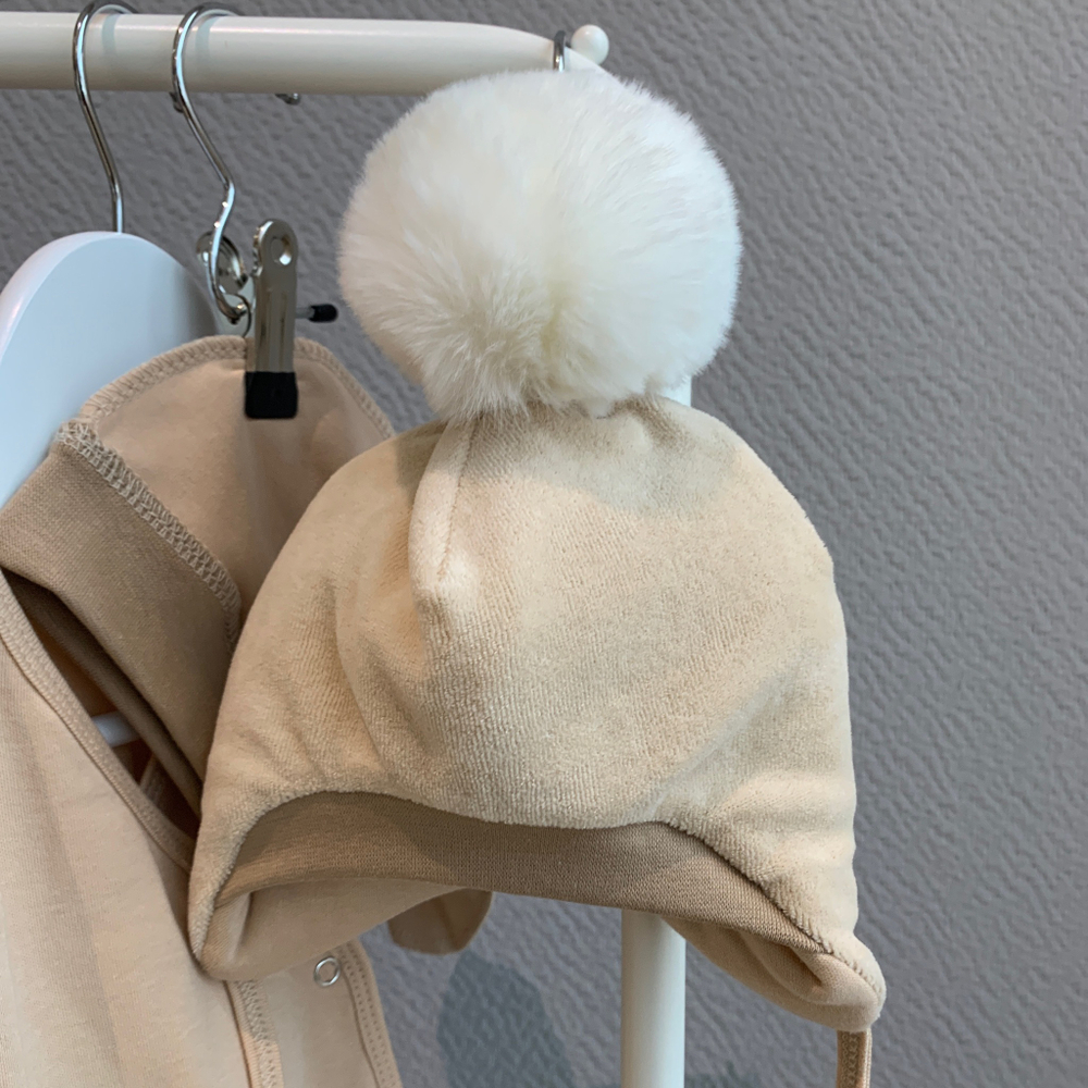 Комплект на выписку "ТИМОШКА" ( 7 предметов) ш220/14 (Балу)  (Цвет: Мишка-капучино)