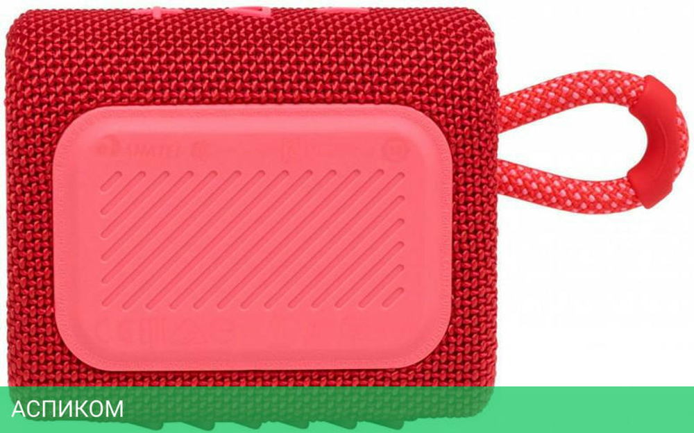 Беспроводная колонка JBL Go 3 красный (JBLGO3RED)