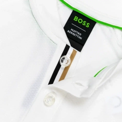 Теннисное поло BOSS x Matteo Berrettini Pariq MB Polo - white