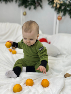 Флисовый комбинезон-трансформер RinaAmari Лайм