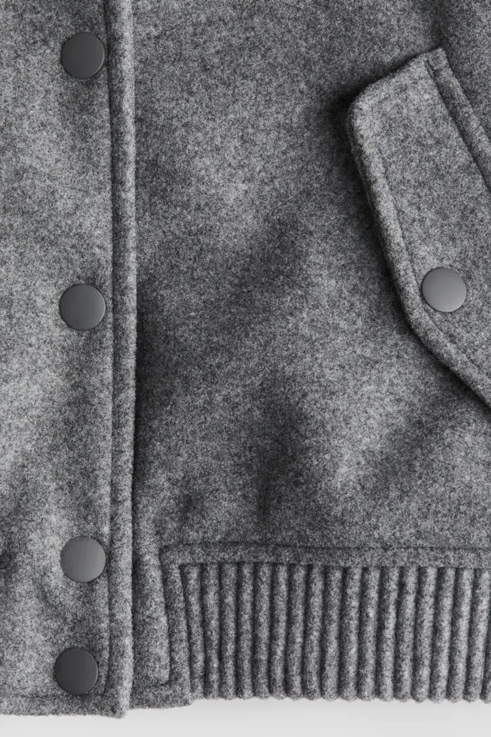 H&M Бомбер, темно-серый