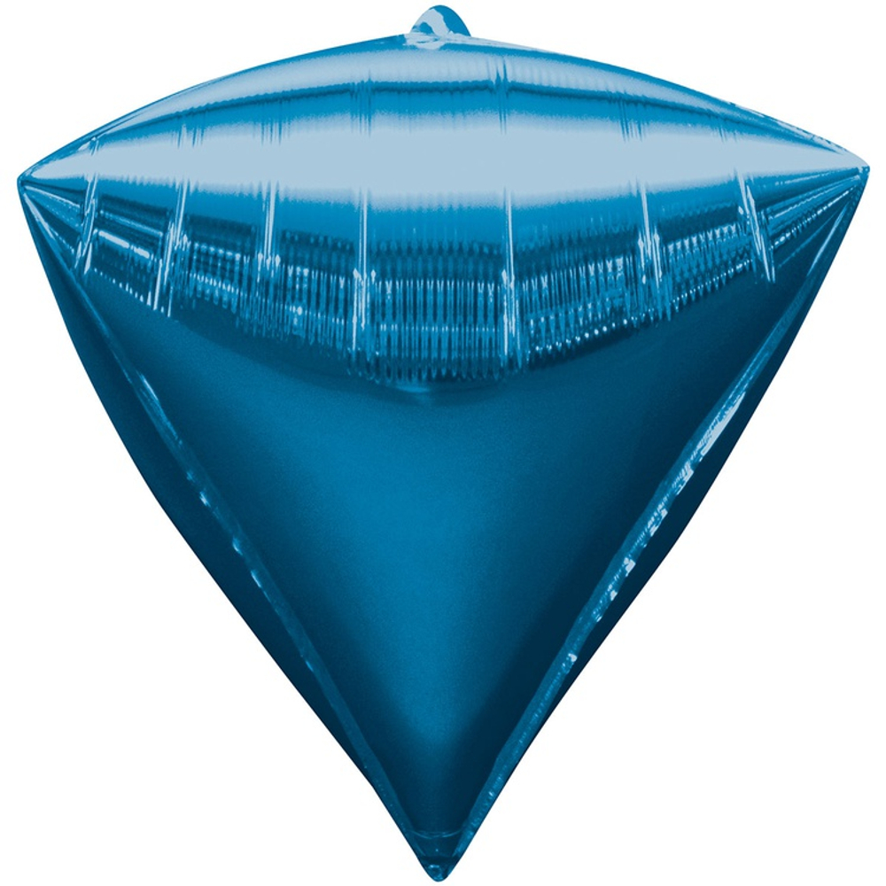 Шар фольгированный Ромб 3D 43 см (Синий)