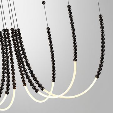 Потолочная люстра 70W 3500К 7149/70L черный Monella Odeon Light