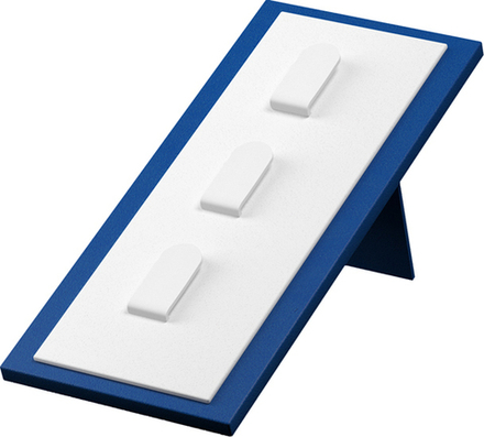 Подставка для 3 колец/наклонная/3 язычка/накладка/ножка/40*93*37 мм.