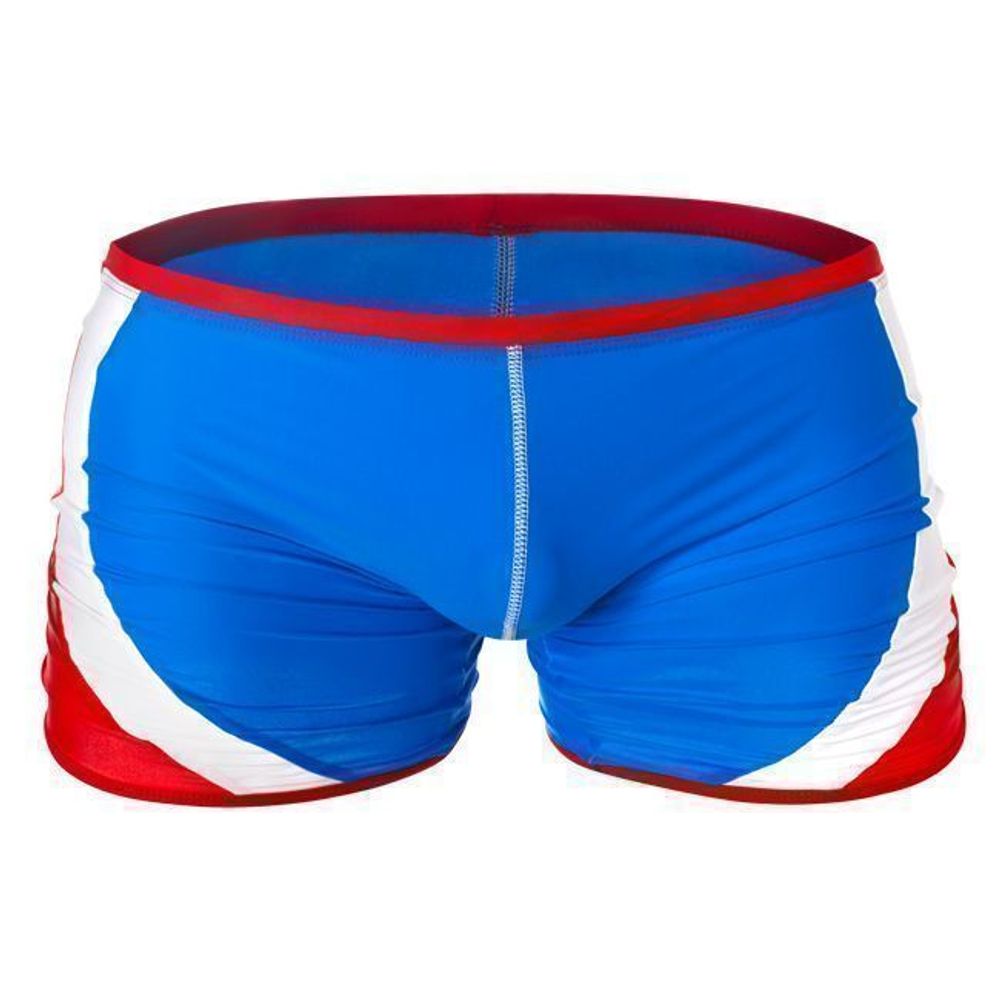 Мужские плавки синие с красными полосами Aussiebum