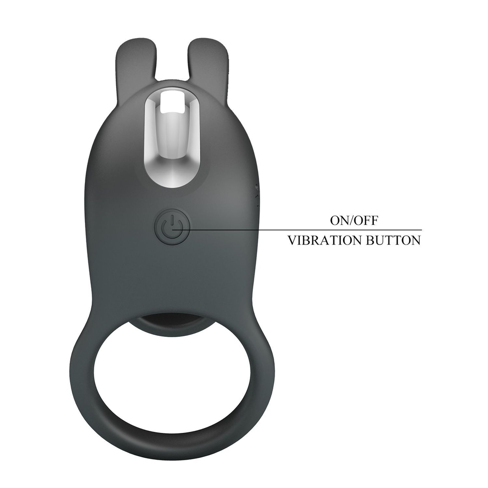 Черная стимулирующая насадка на пенис Matty (Цвет: черный)