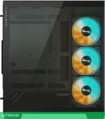 Корпус Gigabyte C500 Panoramic Stealth без БП черный (GB-C500P ST)