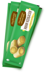 Деревенские Лакомства для кошек Мини - колбаски с пюре из желтка 4 х 10 гр.