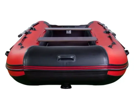 Лодка ПВХ River Boats RB 370 пайол фанера 9 мм, серо-красный