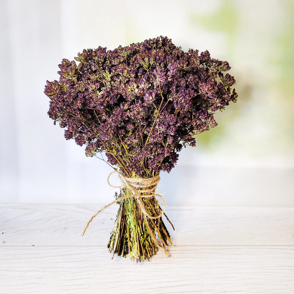 Букет сухоцветов  из Душицы натуральной, 22х20 см