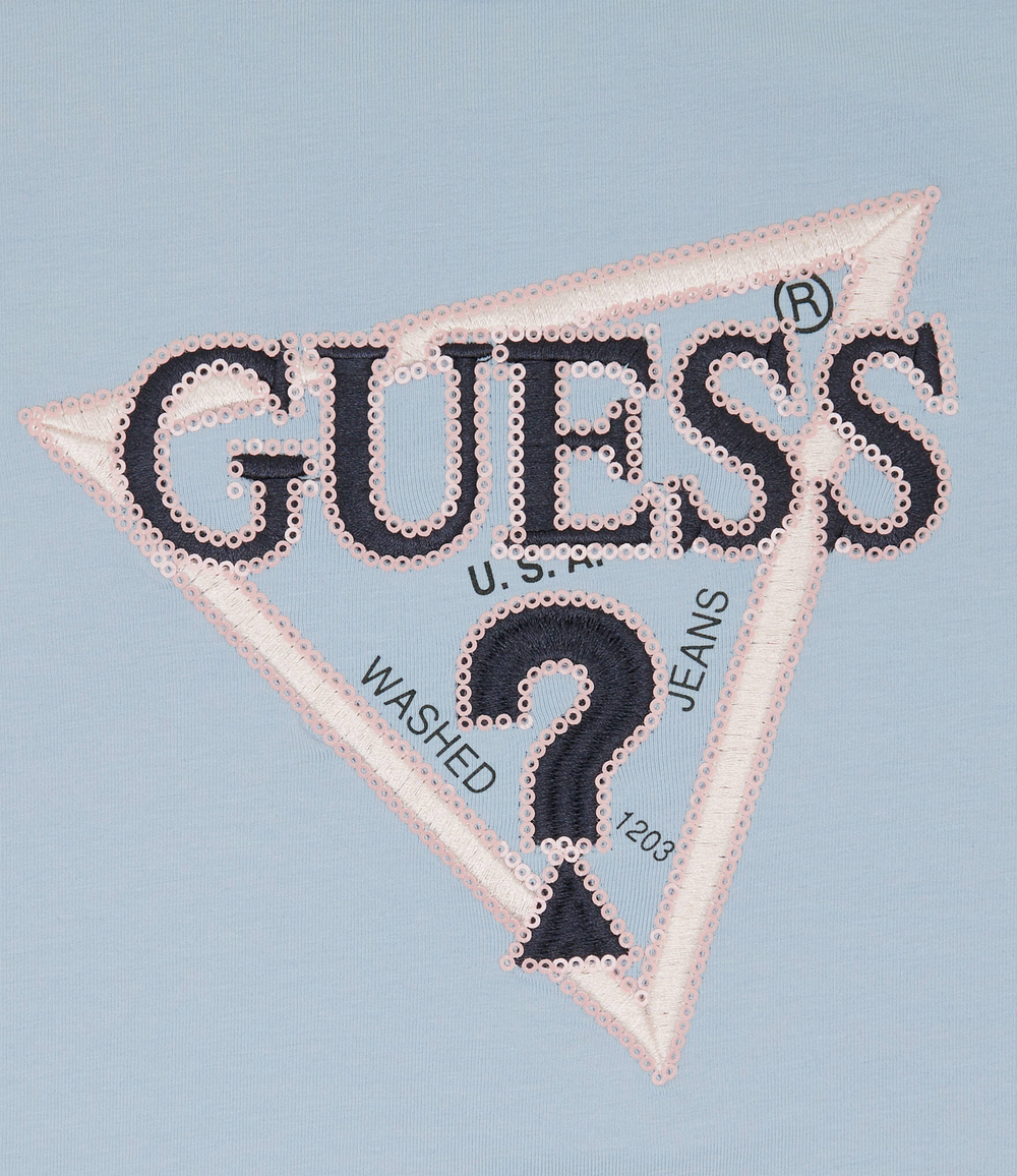Футболка Guess - голубой(K4RI23 K6YW4)