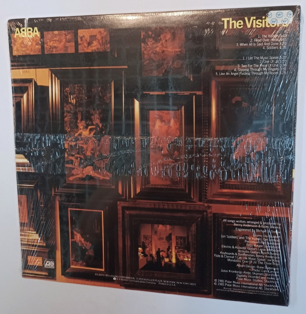 Винтажная виниловая пластинка ABBA The Visitors (Sealed) (US 1981)