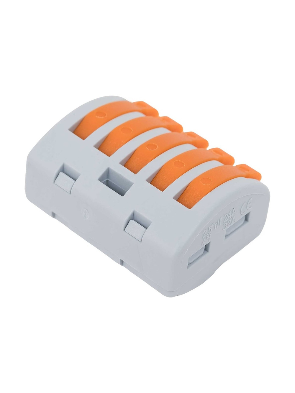 Пятипроводная клемма Gigant 40 шт/уп 0,08-2,5(4)мм² GCT-222-415-40