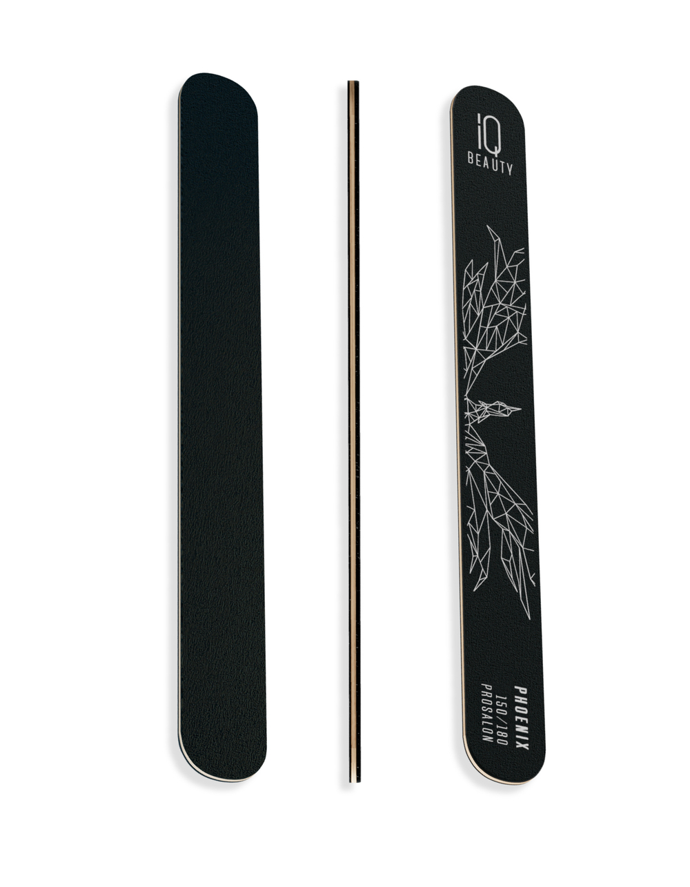 IQ Beauty - Пилка тонкая на деревянной основе Phoenix 150-180 грит