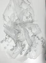 Тюль с вышивкой Sofia арт. Sakura MRT 09 col 02 (высота 300 см, Турция)