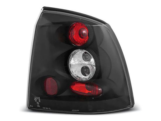 Задние фонари Opel Astra G black