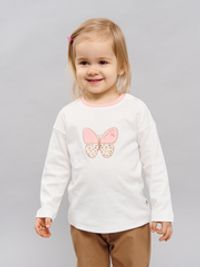 Лонгслив "Бабочка" с принтом 0+