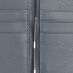 Bottega Veneta Intrecciato Calfskin Bill Organizer Wallet Men"s Gray