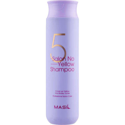 Masil 5 Salon No Yellow Shampoo, 300ml Шампунь тонирующий против желтизны 300мл