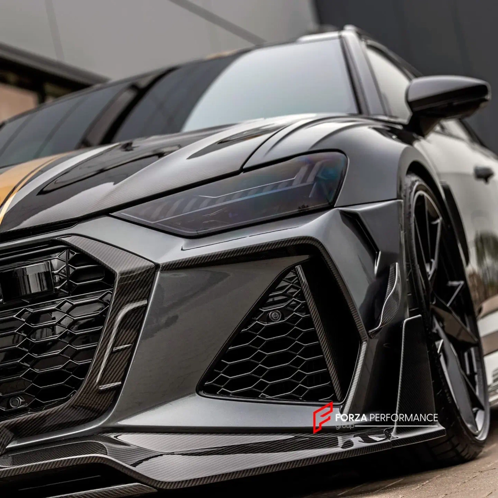 Карбоновый обвес с выхлопной системой для AUDI RS6 C8 2019 - 2023 Ауди