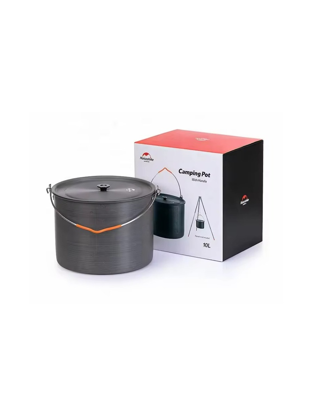 Котелок туристический Naturehike 10 л, алюминий