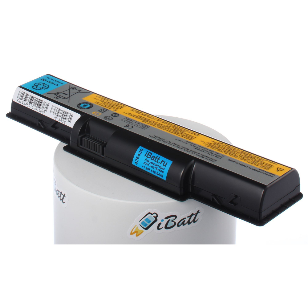 Аккумулятор iBatt 4400mAh для ноутбуков Lenovo L09S6Y21, L09M6Y21