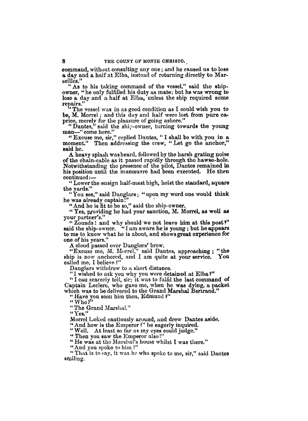 The count of Monte Christo. Part  1 | Alexandre Dumas