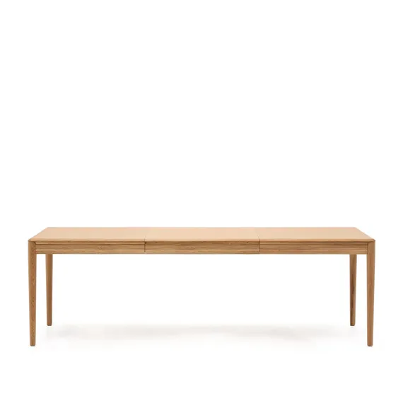 Раздвижной стол Lenon из натурального массива дуба и шпона 160(240)x90