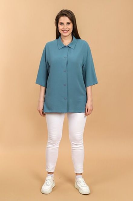 Блуза Жаркий сезон-1 Виотекс ПЕТРОЛЬ