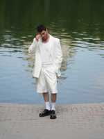 Блейзер льняной | white