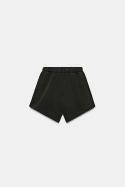 ZARA ШОРТЫ INTERLOCK, УГОЛЬНЫЙ