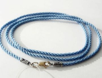 Гайтан текстильный голубой 1,8 мм