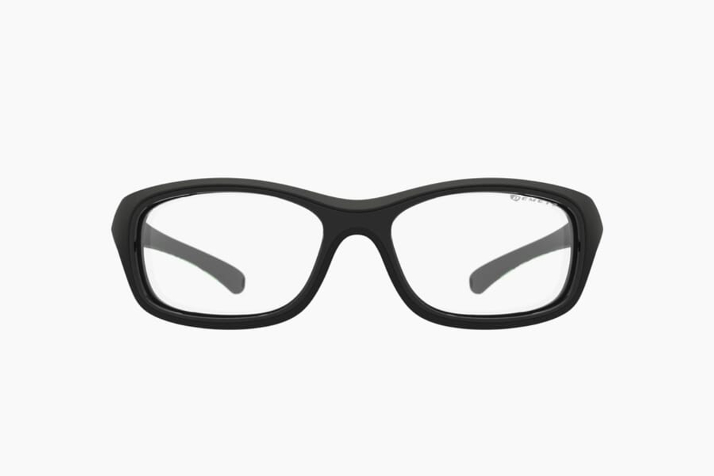 Спортивные очки с диоптриями Demetz Softness R / Black / Light Mint Colorless Cat.0