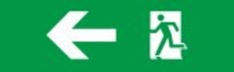 С2000-ОСТ исп.18 Оповещатель световой  адресный с надписью "Человек влево".